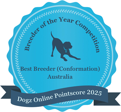 Breeder of the Year Badge Kabove Dogzonline
